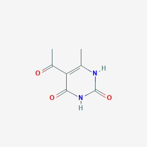 molecular formula C7H8N2O3 B1277205 5-acetyl-6-methylpyrimidine-2,4(1H,3H)-dione CAS No. 22293-60-3