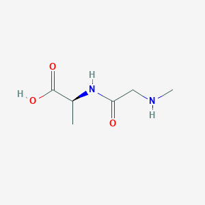 molecular formula C6H12N2O3 B1277208 SAR-ALA-OH CAS No. 53846-71-2