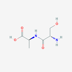 molecular formula C6H12N2O4 B1277210 丝氨酸-丙氨酸 CAS No. 6403-17-4