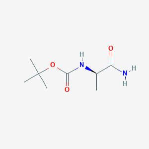 molecular formula C8H16N2O3 B1277237 Boc-D-Ala-NH2 CAS No. 78981-25-6