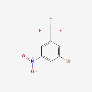 molecular formula C7H3BrF3NO2 B1277238 3-溴-5-硝基苯三氟化物 CAS No. 630125-49-4