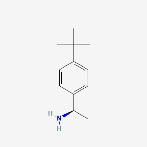 molecular formula C12H19N B1277275 (R)-1-(4-tert-butylphenyl)ethanamine CAS No. 511256-38-5