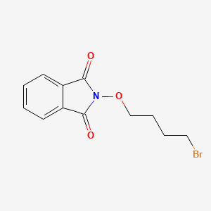 molecular formula C12H12BrNO3 B1277281 N-(4-溴丁氧基)邻苯二甲酰亚胺 CAS No. 5093-32-3