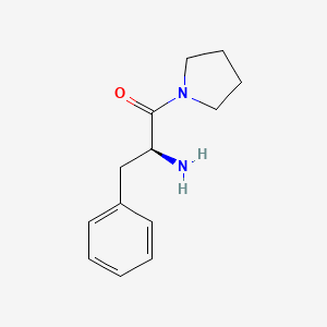 B1277283 Pyrrolidine, 1-(N-phenylalanyl)- CAS No. 92032-60-5