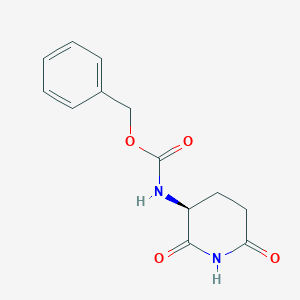 molecular formula C13H14N2O4 B1277294 (S)-Benzyl (2,6-dioxopiperidin-3-yl)carbamate CAS No. 22785-43-9
