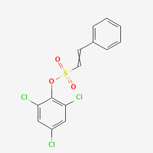 (2,4,6-Trichlorophenyl) 2-phenylethenesulfonate