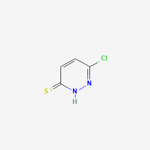 molecular formula C4H3ClN2S B1277308 6-Chloropyridazine-3-thiol CAS No. 3916-78-7