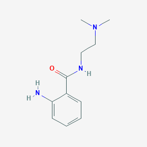 molecular formula C11H17N3O B1277312 2-amino-N-[2-(dimethylamino)ethyl]benzamide CAS No. 6725-13-9