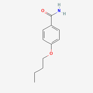 molecular formula C11H15NO2 B1277316 4-丁氧基苯甲酰胺 CAS No. 73258-87-4