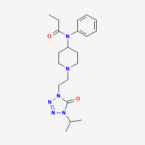 molecular formula C20H30N6O2 B12773180 Php3taj66W CAS No. 104072-08-4