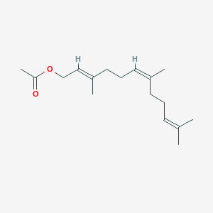 molecular formula C17H28O2 B12773184 (2E,6Z)-farnesol acetate CAS No. 24163-98-2