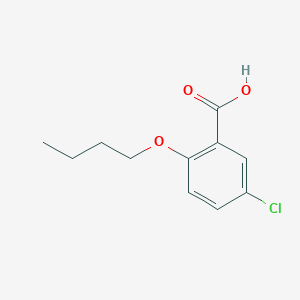 molecular formula C11H13ClO3 B1277322 2-Butoxy-5-chlorobenzoic acid CAS No. 27830-13-3