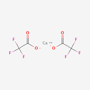 molecular formula C4CaF6O4 B12773229 Calcium trifluoroacetate CAS No. 60884-90-4