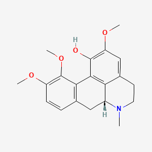 molecular formula C20H23NO4 B12773238 (-)-Corydine CAS No. 55056-92-3