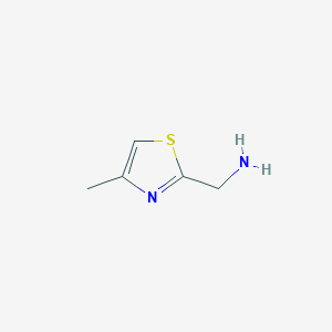 B1277325 (4-Methyl-1,3-thiazol-2-yl)methylamine CAS No. 51221-45-5
