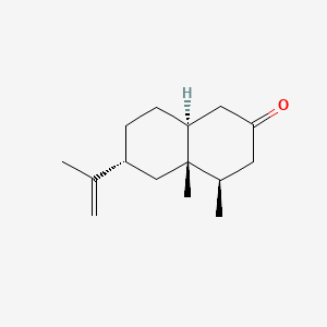 molecular formula C15H24O B12773269 Dihydronootkatone CAS No. 20489-53-6