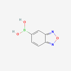 molecular formula C6H5BN2O3 B1277327 Benzo[C][1,2,5]Oxadiazole-5-Boronic Acid CAS No. 426268-09-9