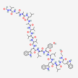 molecular formula C97H139N19O18 B12773291 Valinegramicidin C CAS No. 58442-65-2