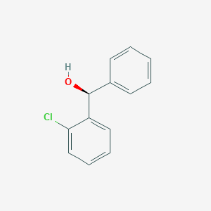 molecular formula C13H11ClO B12773301 (-)-(2-Chlorophenyl)phenylmethanol CAS No. 16071-25-3