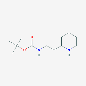 molecular formula C12H24N2O2 B1277335 2-(Boc-2-aminoethyl)piperidine CAS No. 885954-19-8