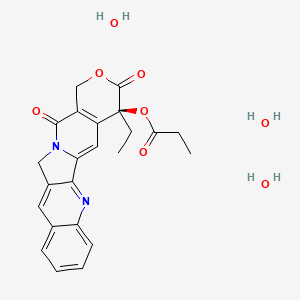 molecular formula C23H26N2O8 B12773368 CZ-48 trihydrate CAS No. 1147090-70-7