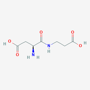molecular formula C7H12N2O5 B1277339 H-Asp-b-Ala-OH 