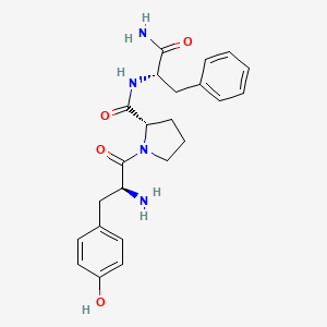 (2S)-1-[(2S)-2-amino-3-(4-hydroxyphenyl)propanoyl]-N-[(2S)-1-amino-1-oxo-3-phenylpropan-2-yl]pyrrolidine-2-carboxamide