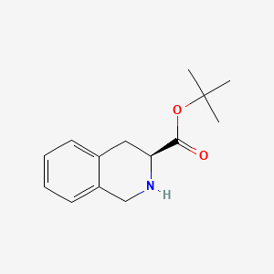 molecular formula C14H19NO2 B1277347 (S)-Tert-butyl 1,2,3,4-tetrahydroisoquinoline-3-carboxylate CAS No. 77497-74-6