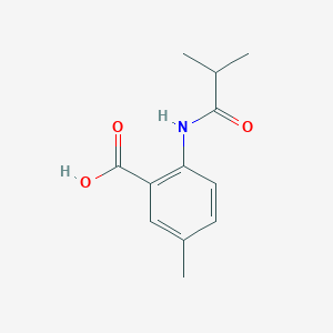 molecular formula C12H15NO3 B1277350 2-(Isobutyrylamino)-5-methylbenzoic acid CAS No. 890982-57-7