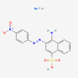 molecular formula C16H13N4NaO5S B12773521 Archil Red CAS No. 6300-18-1