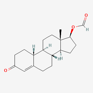 molecular formula C19H26O3 B12773545 Nandrolone formate CAS No. 38937-24-5