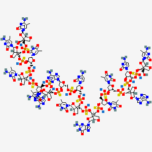 molecular formula C156H181N49Na14O83P14S14 B12773566 Miravirsen sodium salt CAS No. 1021428-46-5