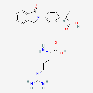 molecular formula C24H31N5O5 B12773682 Einecs 305-284-2 CAS No. 94386-61-5