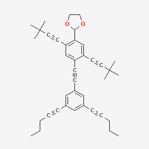 molecular formula C39H42O2 B12773707 NanoKid CAS No. 618904-86-2
