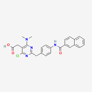 molecular formula C26H23ClN4O3 B1277381 CRTh2 antagonist 2 CAS No. 780763-95-3