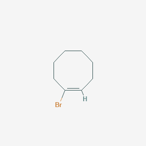 molecular formula C8H13B B1277386 1-Bromo-1-cyclooctene CAS No. 4103-11-1