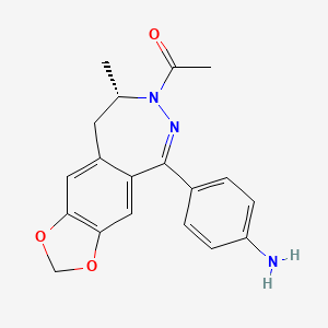 molecular formula C19H19N3O3 B12773916 Talampanel, (S)- CAS No. 161832-67-3