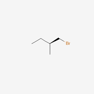 molecular formula C5H11B B1277395 (S)-1-Bromo-2-methylbutane CAS No. 534-00-9