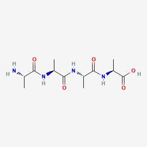 molecular formula C12H22N4O5 B1277396 (Z-Ala-Ala-Ala-Ala)2Rh110 CAS No. 926-79-4