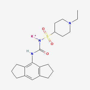 molecular formula C20H28KN3O3S B12774063 Selnoflast potassium CAS No. 2260969-37-5