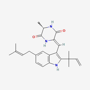 molecular formula C24H29N3O2 B12774066 isoechinulin A CAS No. 60422-87-9