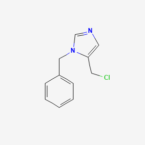 molecular formula C11H11ClN2 B1277414 1-Benzyl-5-(chloromethyl)-1H-imidazole CAS No. 784182-26-9