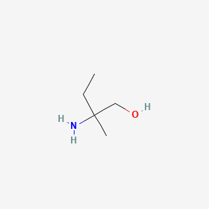 molecular formula C5H13NO B1277418 2-Amino-2-methylbutan-1-ol CAS No. 10196-30-2