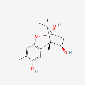 molecular formula C15H20O4 B12774192 enokipodin C CAS No. 359701-26-1