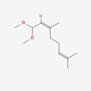 molecular formula C12H22O2 B12774247 Neral dimethyl acetal CAS No. 75128-97-1