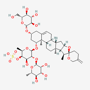 molecular formula C45H70O20S B12774286 Glycoside J-3 CAS No. 94898-63-2
