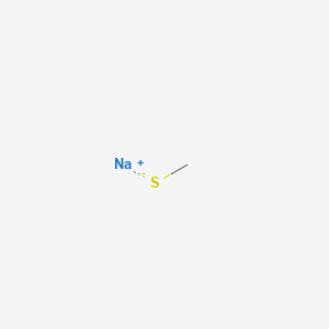 molecular formula CH3NaS B127743 Sodium methanethiolate CAS No. 5188-07-8