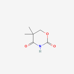 molecular formula C6H9NO3 B12774377 2H-1,3-Oxazine-2,4(3H)-dione, dihydro-5,5-dimethyl- CAS No. 89464-52-8