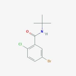 molecular formula C11H13BrClNO B1277438 T-Butyl 5-bromo-2-chlorobenzamide CAS No. 892018-58-5