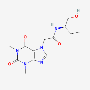 molecular formula C13H19N5O4 B12774383 D-(+)-Ambamide CAS No. 83200-92-4